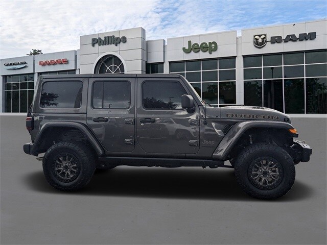 Certified 2022 Jeep Wrangler Unlimited Rubicon 392 with VIN 1C4JJXSJ5NW114385 for sale in Ocala, FL