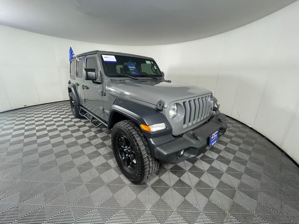 Certified 2020 Jeep Wrangler Unlimited Sport S with VIN 1C4HJXDG2LW201626 for sale in Colorado Springs, CO