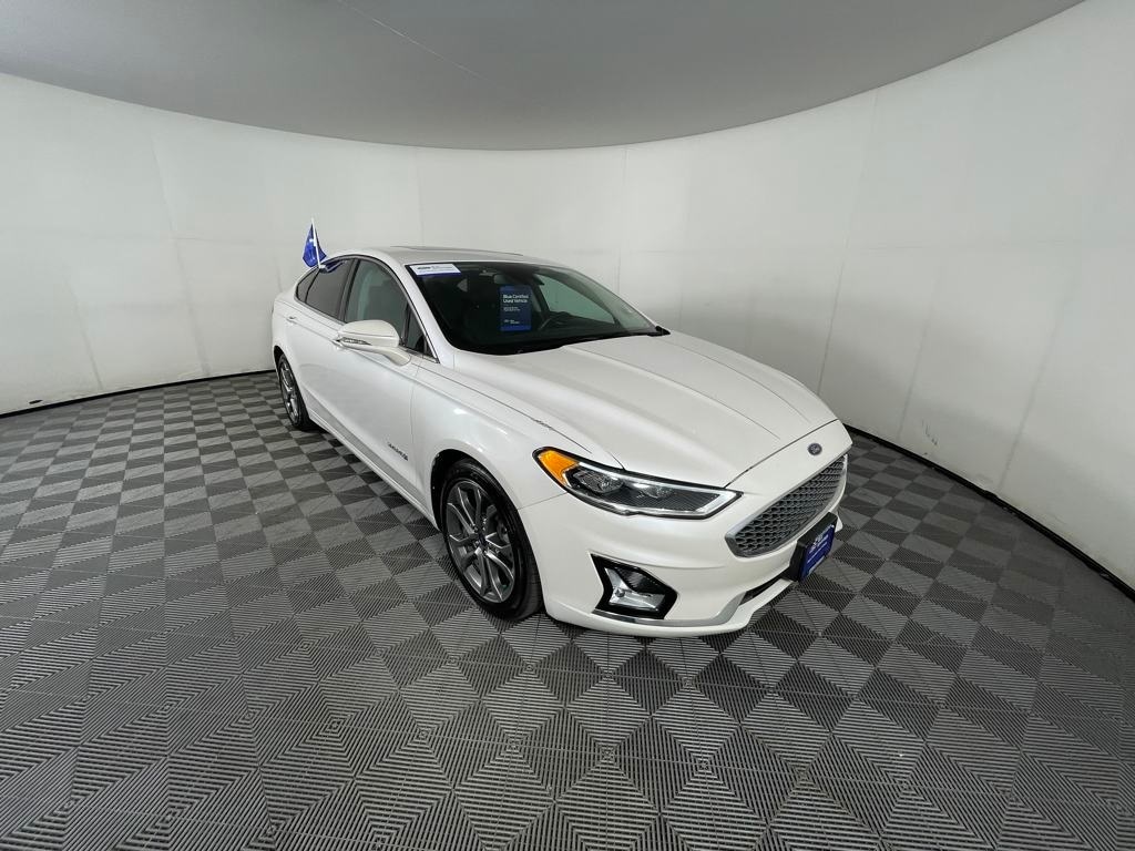 Certified 2019 Ford Fusion Hybrid Titanium with VIN 3FA6P0RU8KR216022 for sale in Colorado Springs, CO
