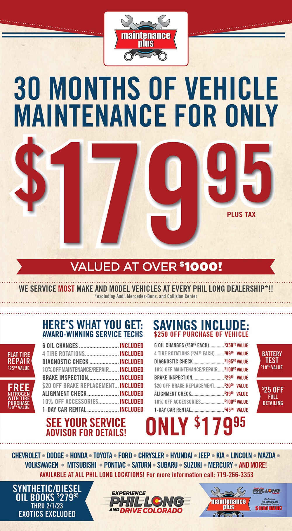 Cheap Oil Change Colorado Springs Phil Long Ford