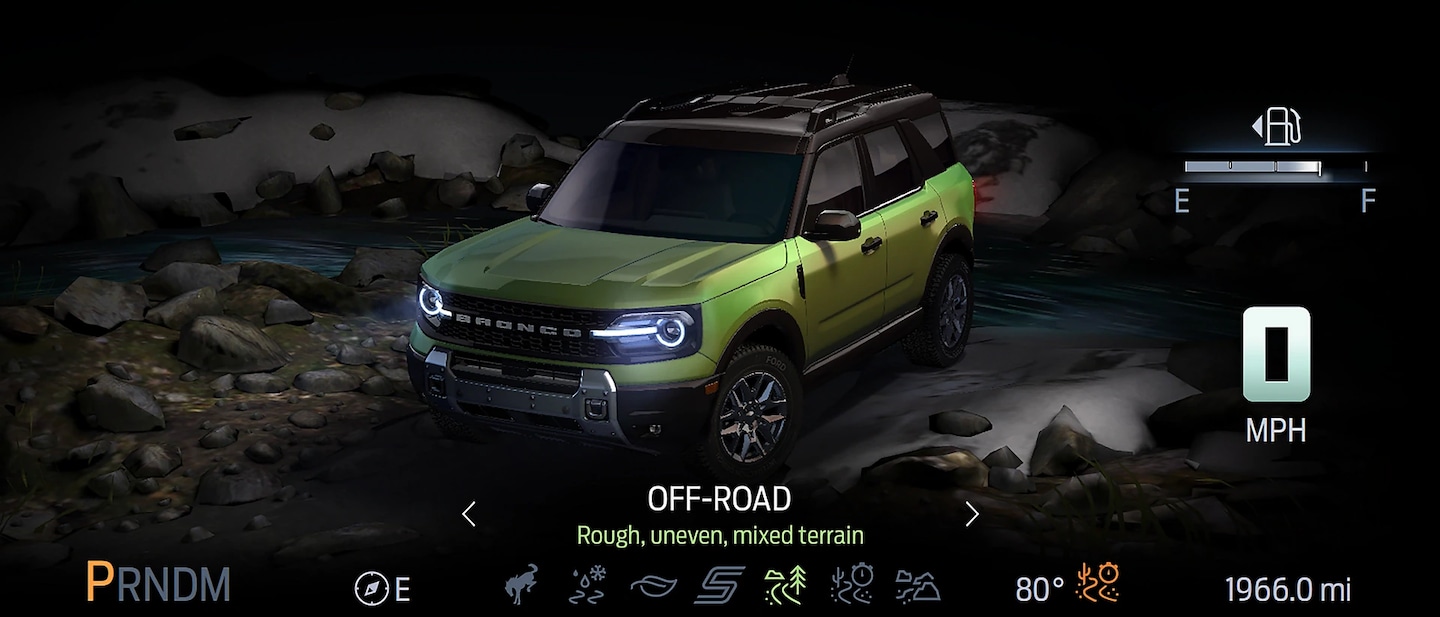 2025 Ford Bronco® Sport next to a JD Power award