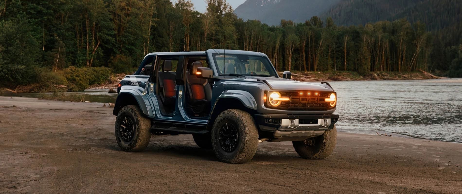 Ford Bronco for Sale in Colorado Springs, CO 2025 Ford Bronco parked on a lakeside shoreline