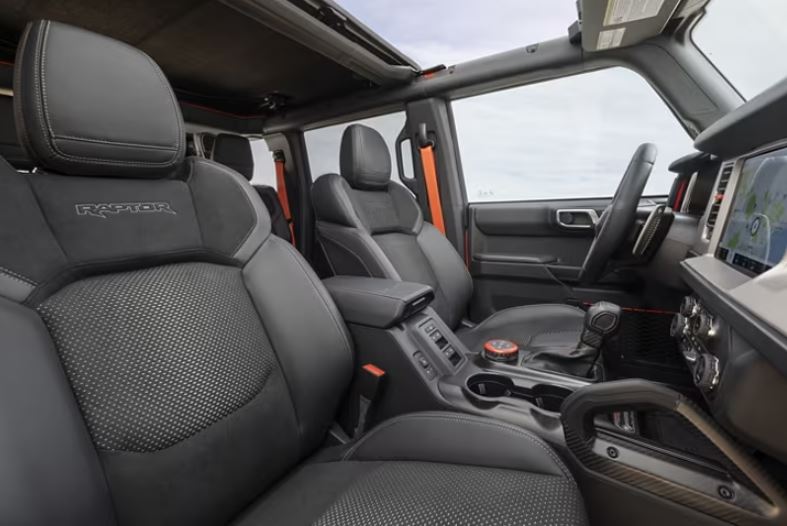 A 2024 Ford Broncos dashboard.