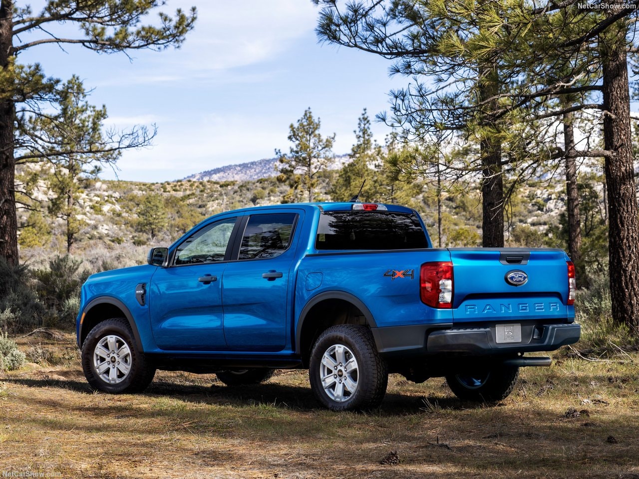 Side profile of the 2024 Ford Ranger