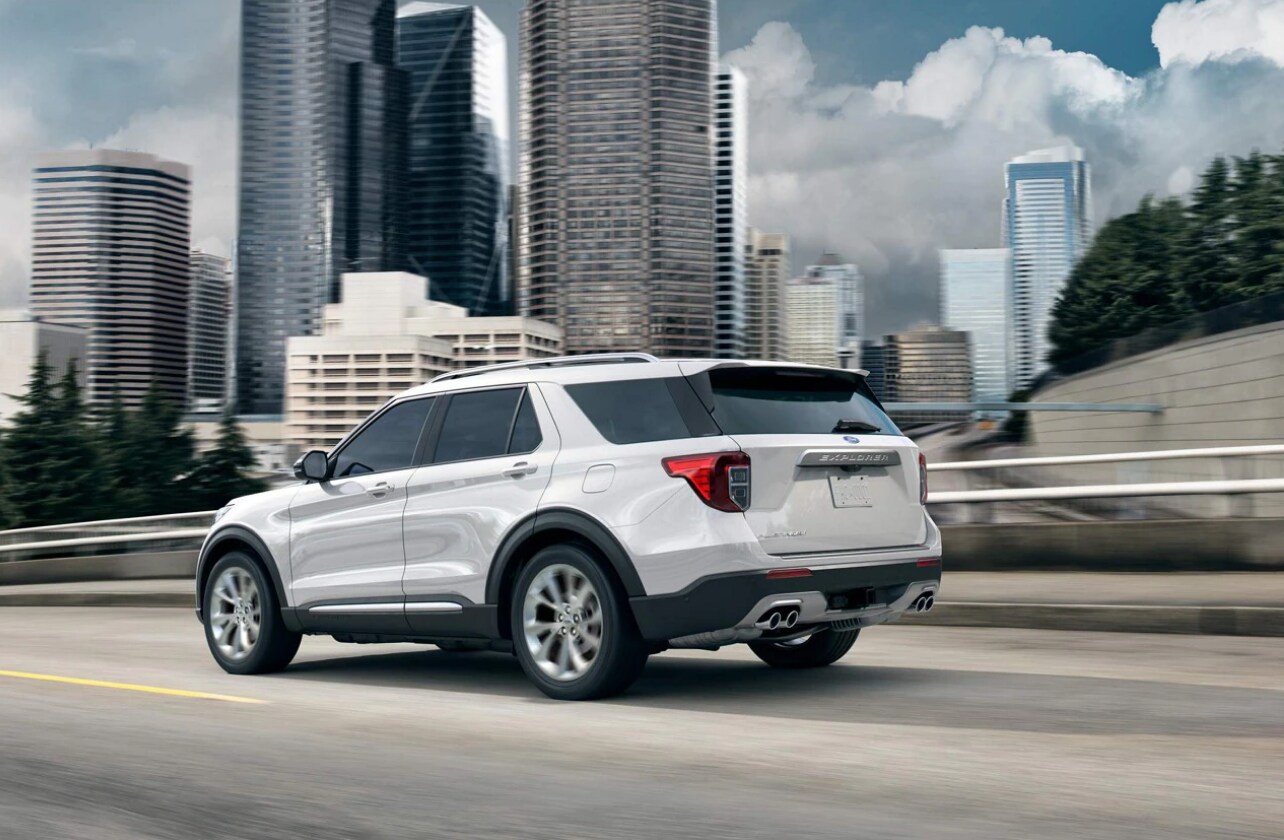 ford explorer st on the road