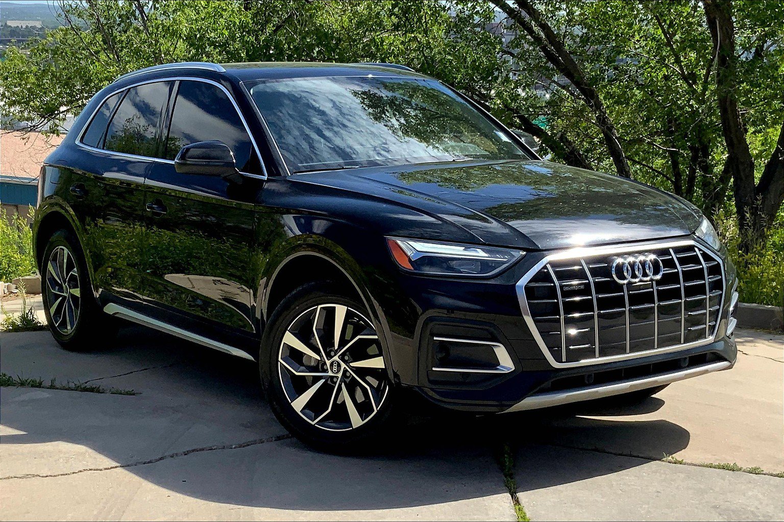 Used 2021 Audi Q5 Premium Plus with VIN WA1BAAFY2M2084559 for sale in Colorado Springs, CO