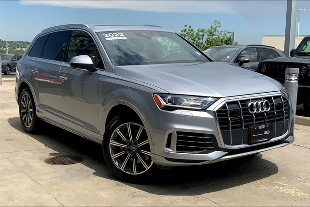 Used 2022 Audi Q7 Premium Plus with VIN WA1LJBF71ND001503 for sale in Colorado Springs, CO