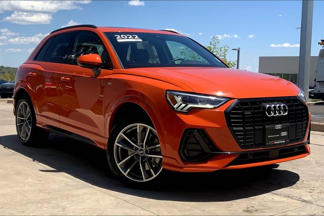 Certified 2022 Audi Q3 S Line Premium Plus with VIN WA1EECF35N1052228 for sale in Colorado Springs, CO