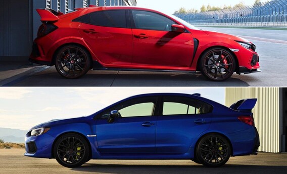 19 Honda Civic Type R Vs Subaru Wrx Sti Phil Long Dealerships