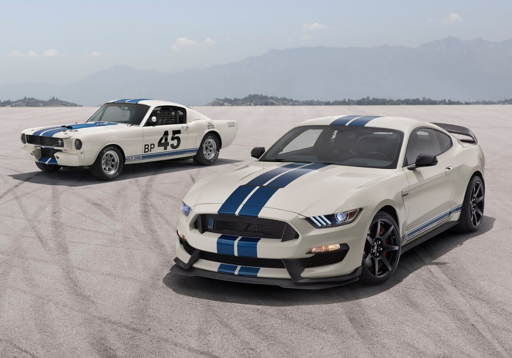 Exterior design of the new 2020 Ford Mustang compared to the older Ford Mustang version from the 1960s-1970s
