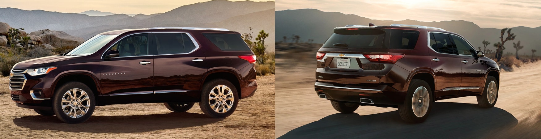 2020 Chevy Traverse in Colorado Springs Phil Long.png 2020 Chevy Traverse full exterior comparison front vs back