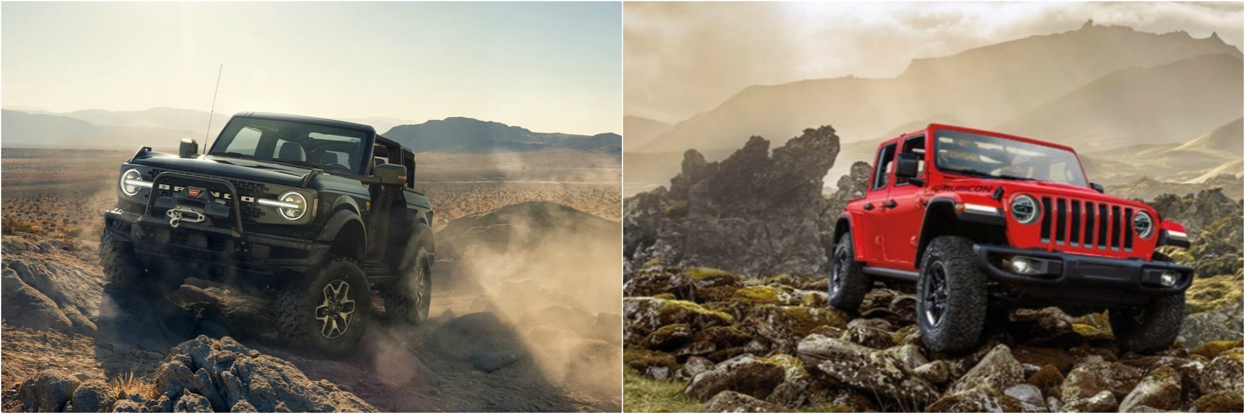 2021 Ford Bronco vs. 2021 Jeep Wrangler
