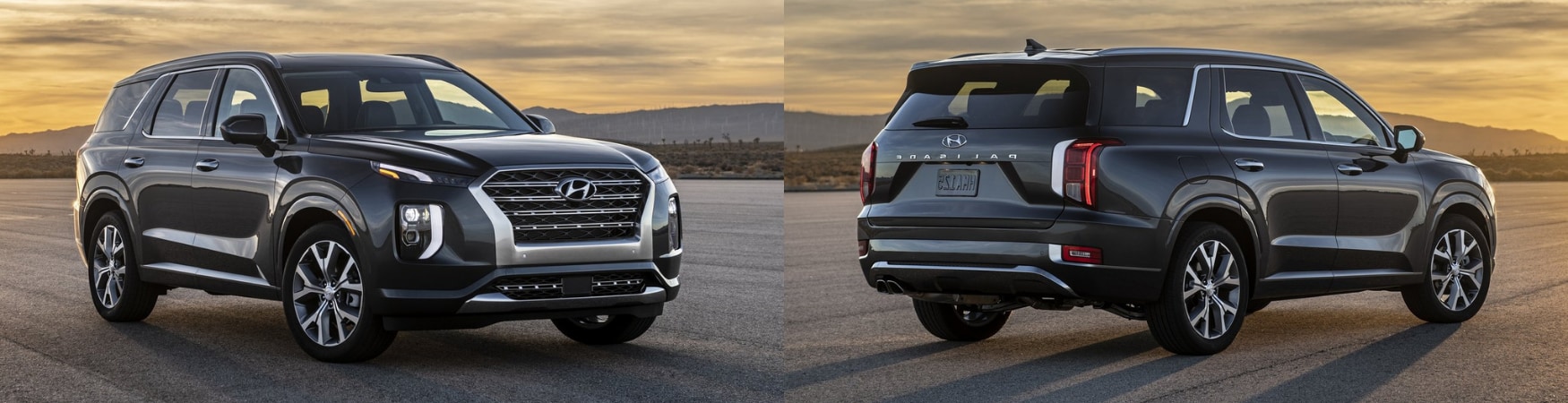 2020 Hyundai Palisade in Colorado Springs Phil Long.png 2020 Hyundai Palisade full exterior sunset mountains