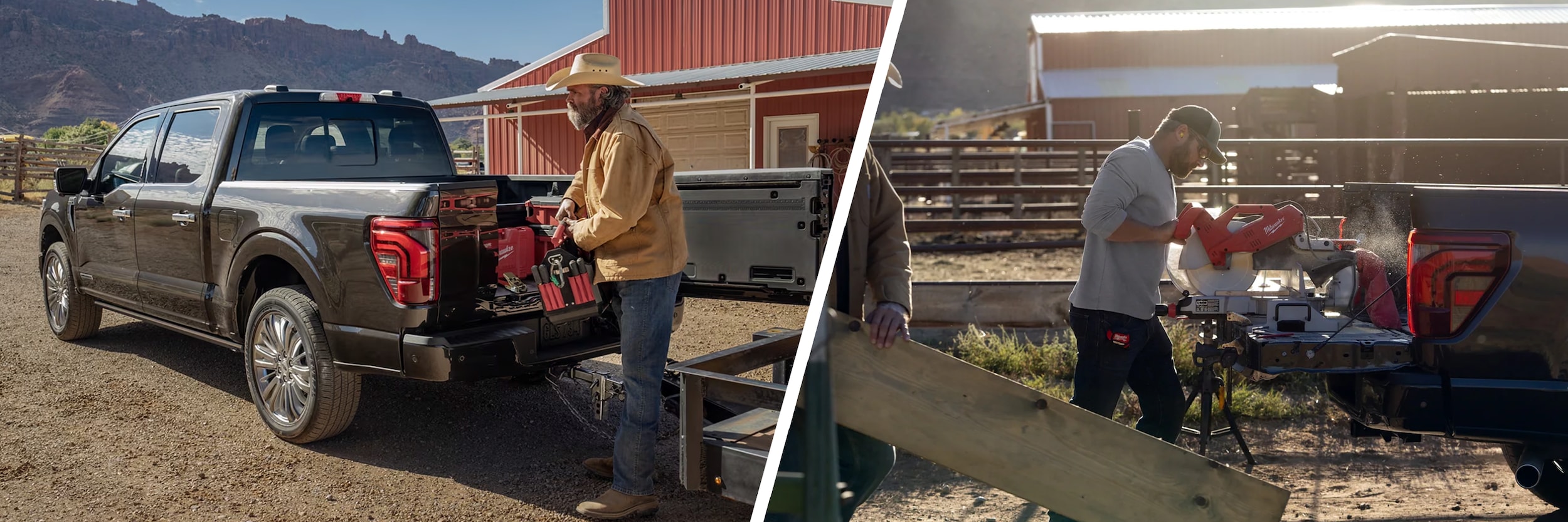 Work F-150 Truck and utilizing it for daily jobs