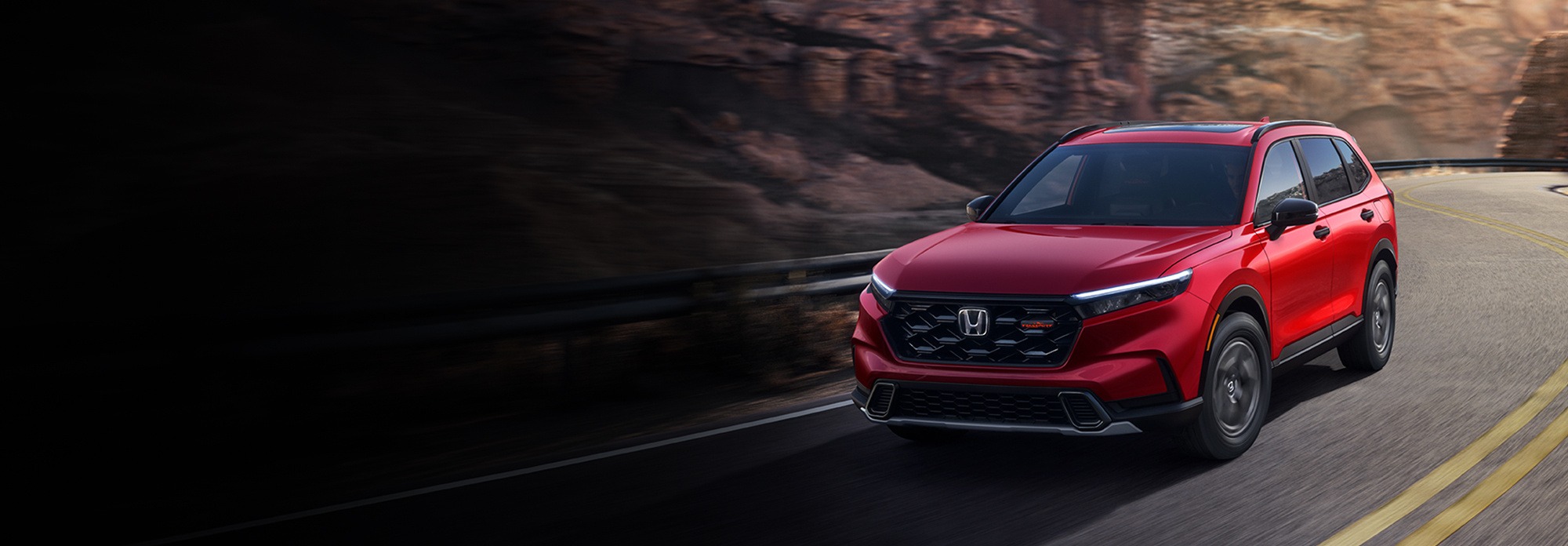 2026 Honda CR-V driving on a paved road