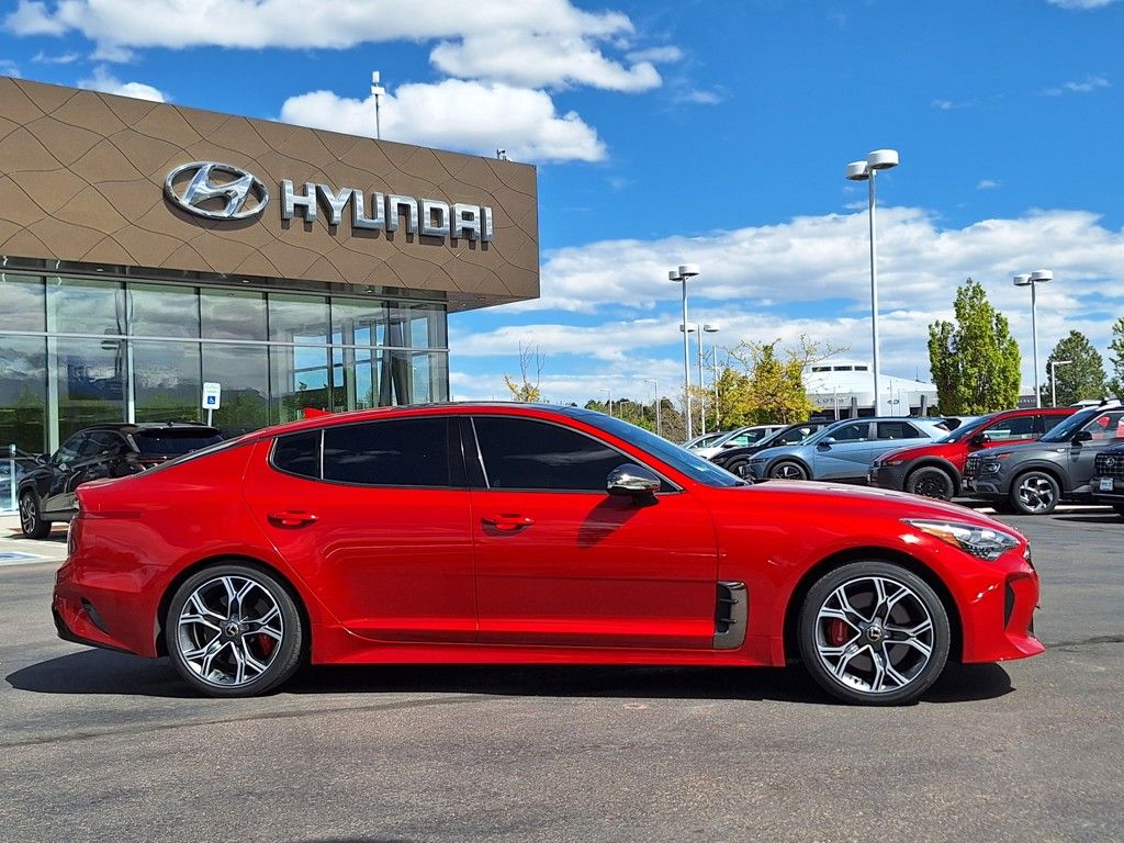 Used 2018 Kia Stinger GT2 with VIN KNAE55LC0J6018813 for sale in Colorado Springs, CO