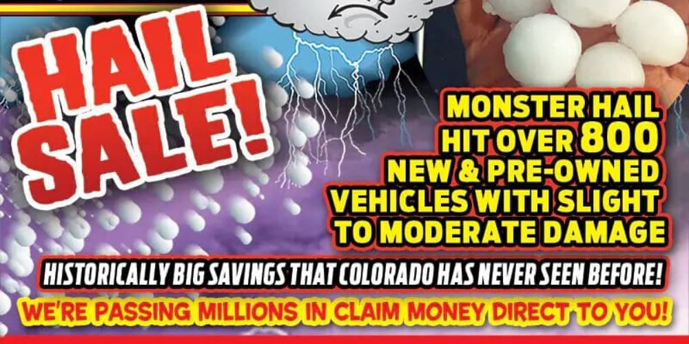 hail sale in Colorado Springs