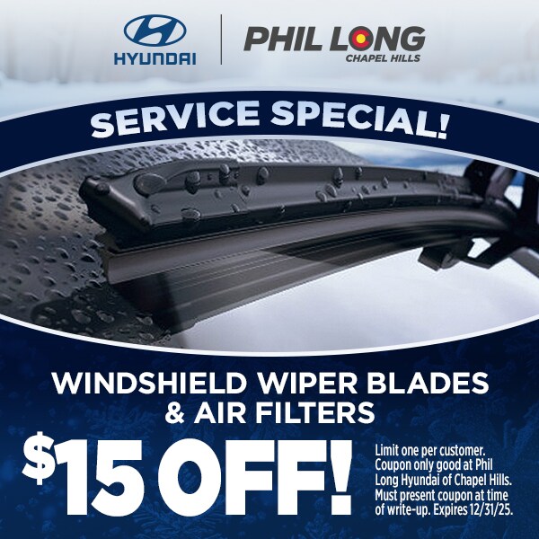 2024 Service Coupons for Windshield Wipers at Phil Long Hyundai of Chapel Hills