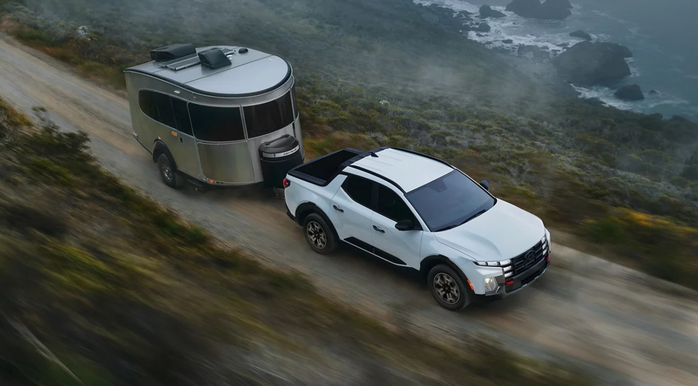 2026 Santa Cruz hauling trailer