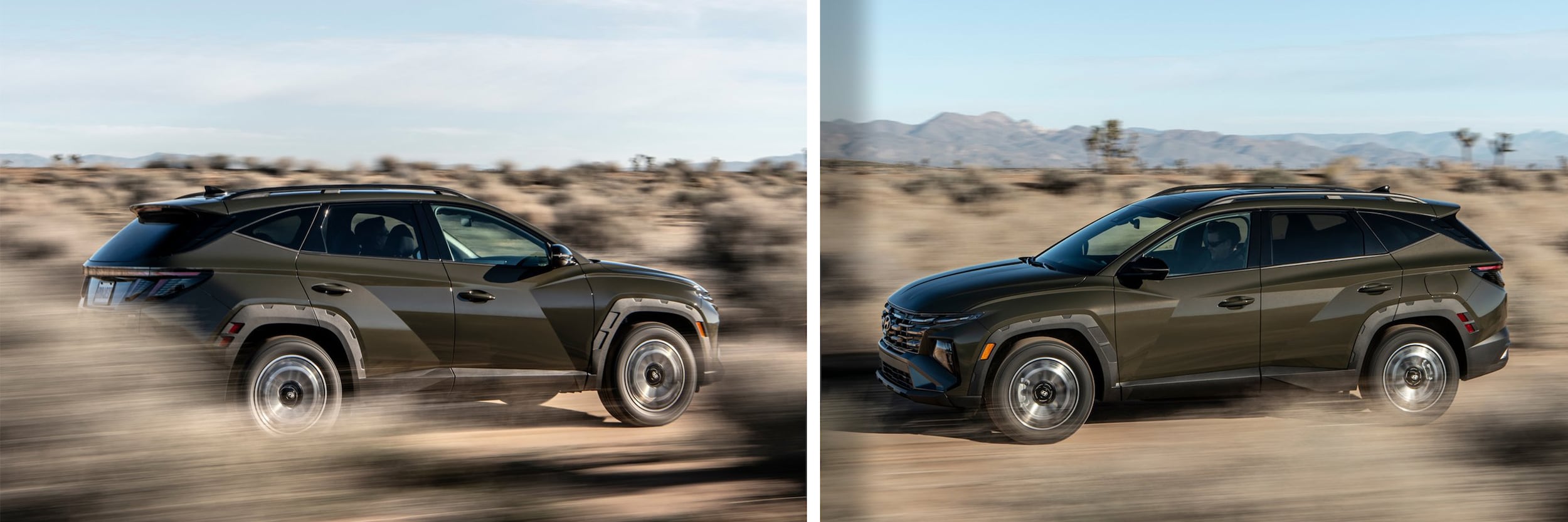 2025 Hyundai Tucson off-roading and driving