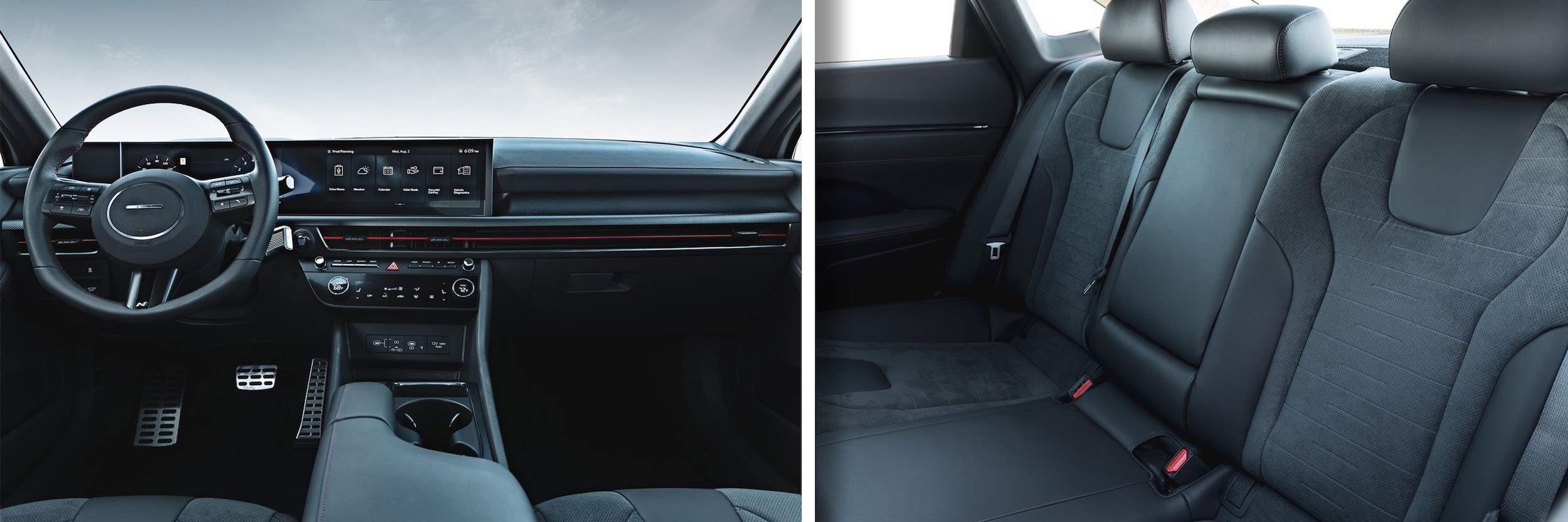 2024 Hyundai Sonata Interior photos and backseat