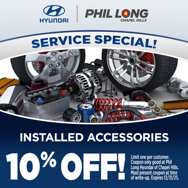 2024 Service offer for 10% at Phil Long Hyundai of Chapel Hills