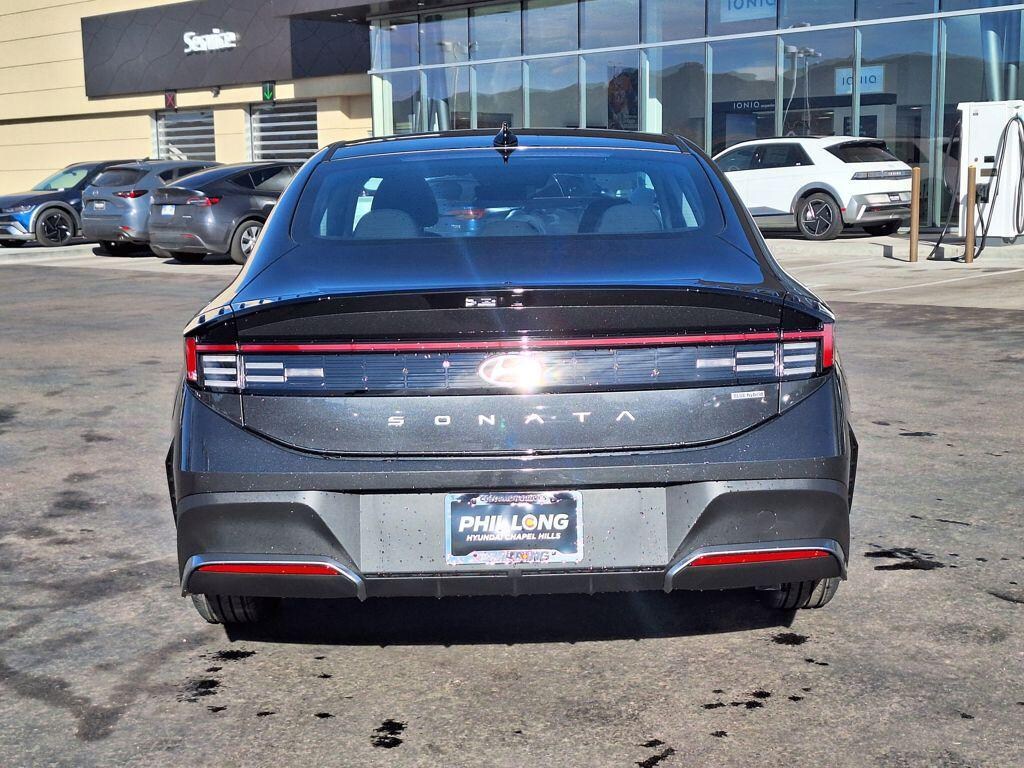 New 2026 Hyundai Sonata Hybrid Blue Sedan