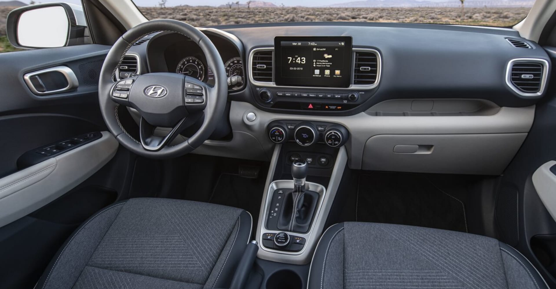 New 2020 Hyundai Venue interior design front cabin dashboard display