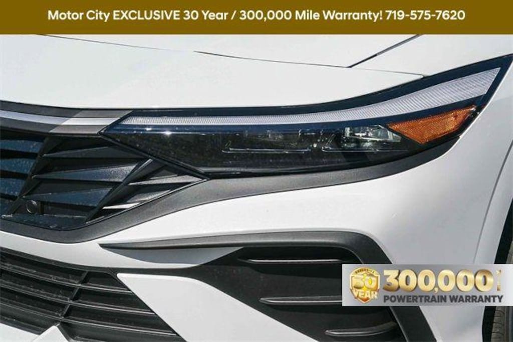 New 2026 Hyundai Elantra Hybrid Blue Sedan
