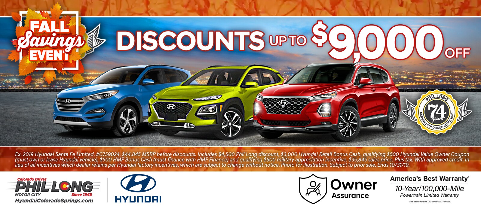New Monthly Specials at Motor City Hyundai Phil Long Hyundai of Motor