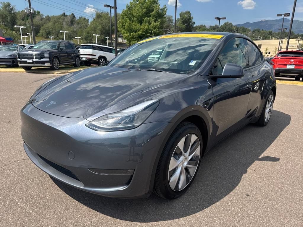 Used 2023 Tesla Model Y Long Range with VIN 7SAYGAEE1PF855538 for sale in Colorado Springs, CO