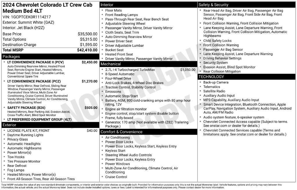 2024 Chevrolet Colorado LT