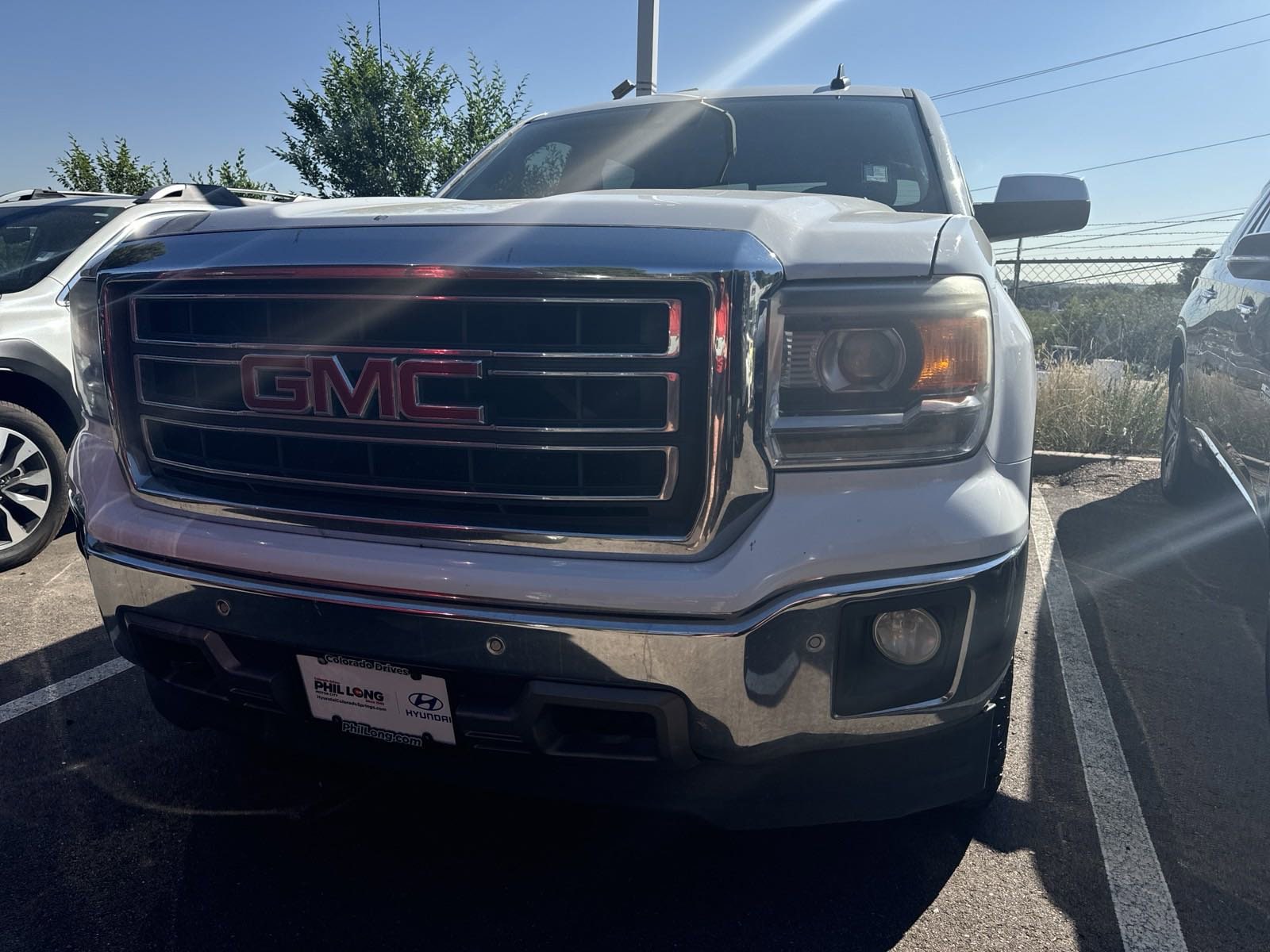 Used 2015 GMC Sierra 1500 SLT with VIN 3GTU2VEC9FG173645 for sale in Colorado Springs, CO