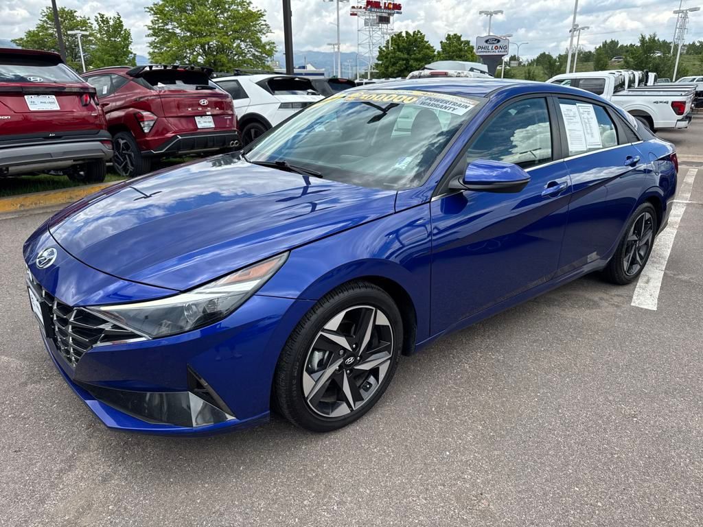 Certified 2021 Hyundai Elantra SEL with VIN 5NPLN4AG4MH023534 for sale in Colorado Springs, CO