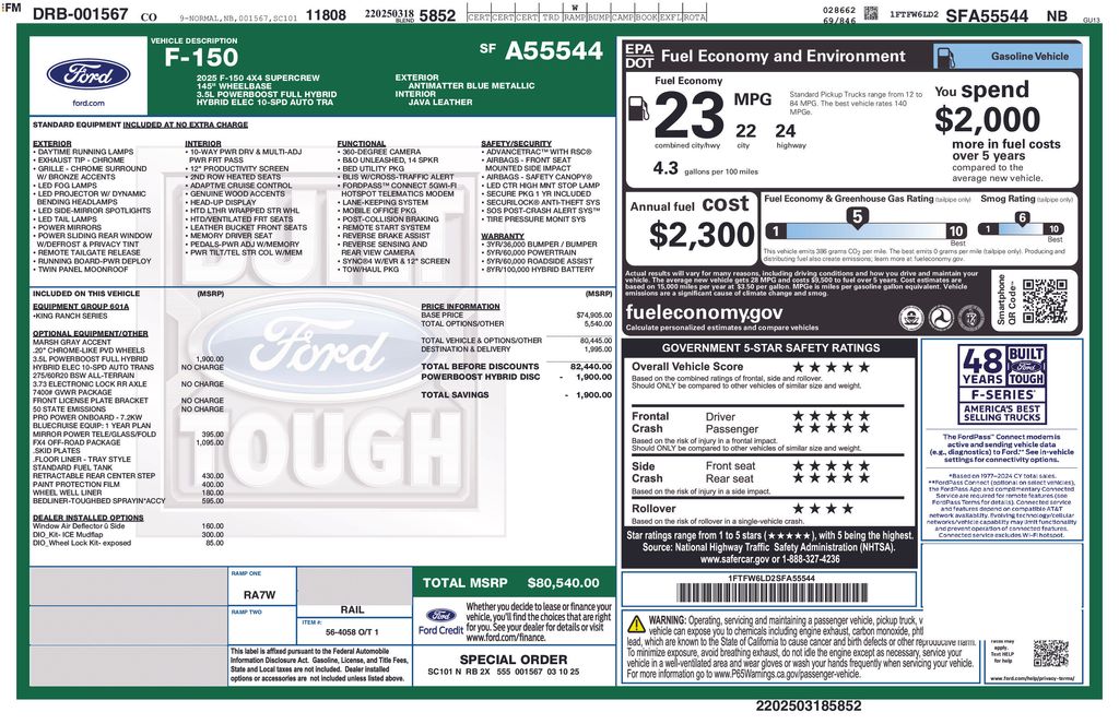 2025 Ford F-150 King Ranch 4x4 SuperCrew 5-1/2 Box's photo