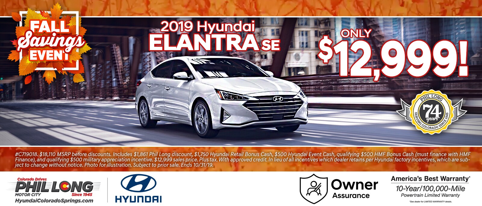 New Monthly Specials at Motor City Hyundai Phil Long Hyundai of Motor