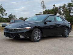 2026 Hyundai Elantra Hybrid Blue Sedan