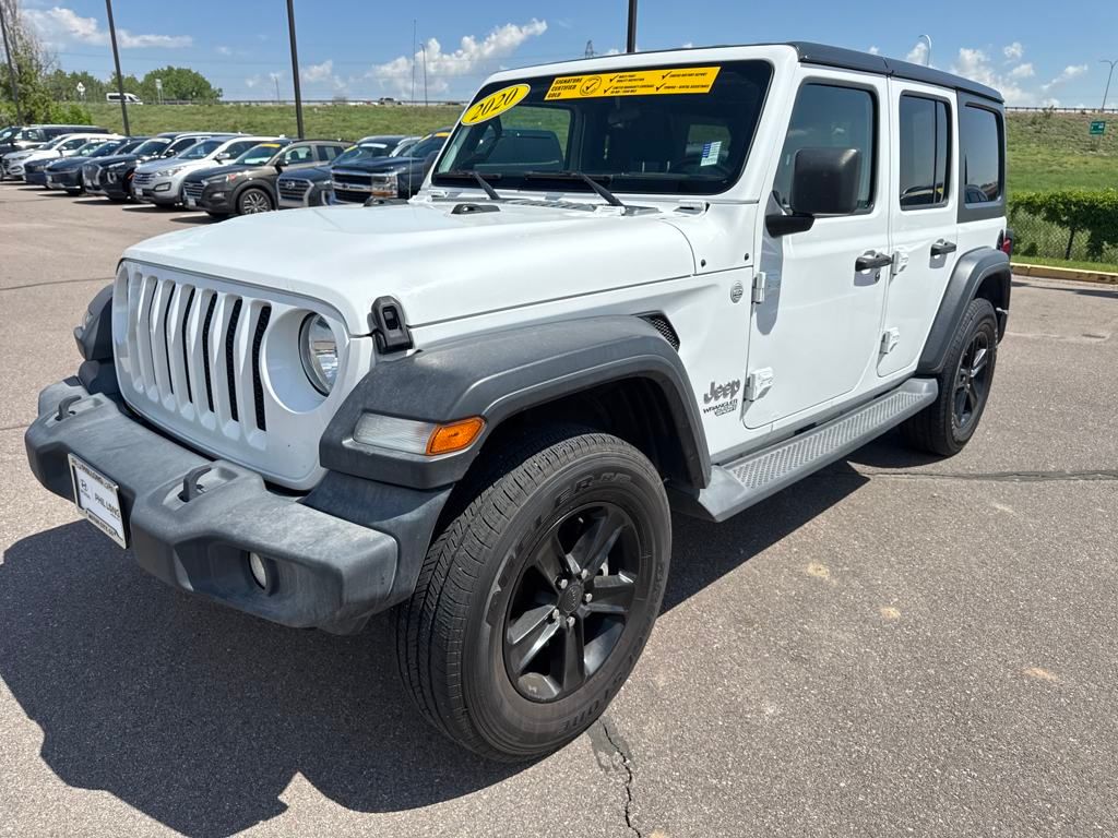Used 2020 Jeep Wrangler Unlimited Sport S with VIN 1C4HJXDN7LW136447 for sale in Colorado Springs, CO