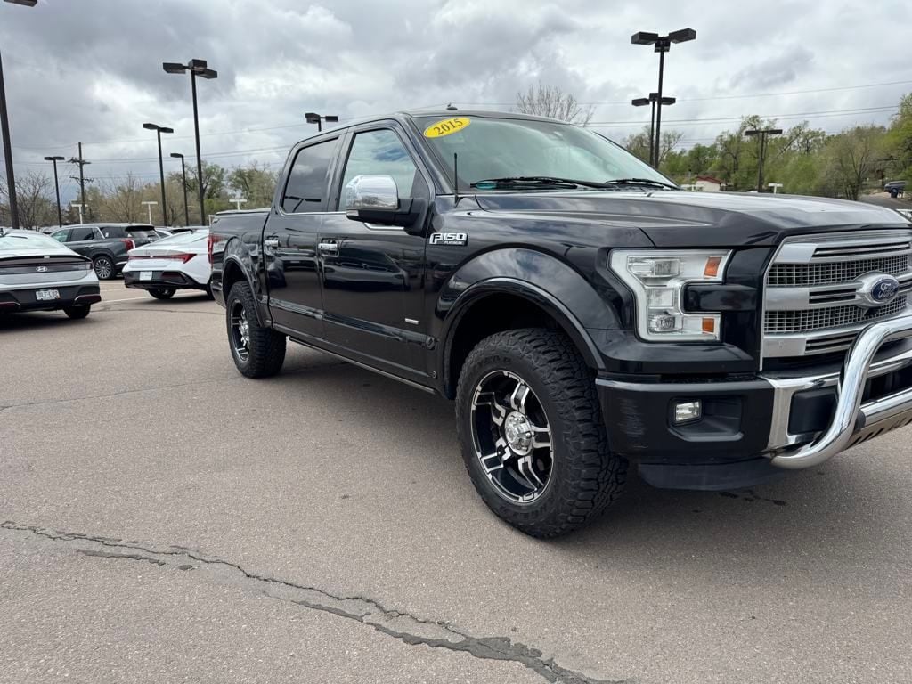 Used 2015 Ford F-150 Platinum with VIN 1FTEW1EG9FFB61954 for sale in Colorado Springs, CO