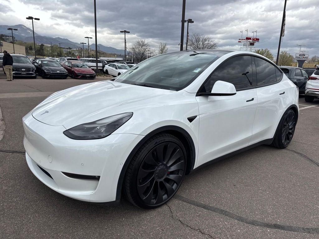 Used 2022 Tesla Model Y Performance with VIN 7SAYGDEF5NF451147 for sale in Colorado Springs, CO