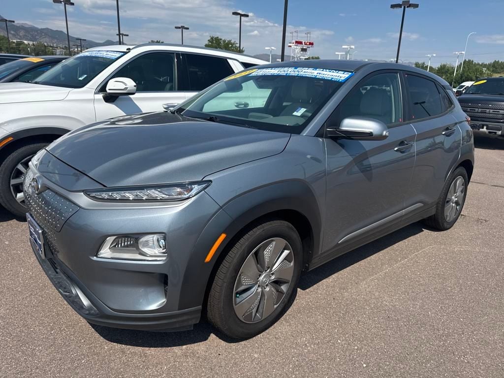 Certified 2021 Hyundai Kona EV Limited with VIN KM8K33AG5MU123607 for sale in Colorado Springs, CO