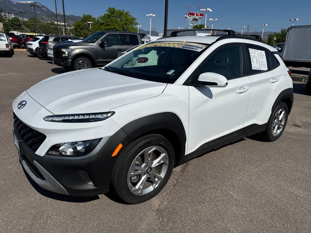 Certified 2023 Hyundai Kona SEL with VIN KM8K6CAB2PU020631 for sale in Colorado Springs, CO