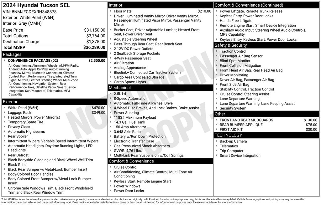 2024 Hyundai Tucson SEL AWD's photo
