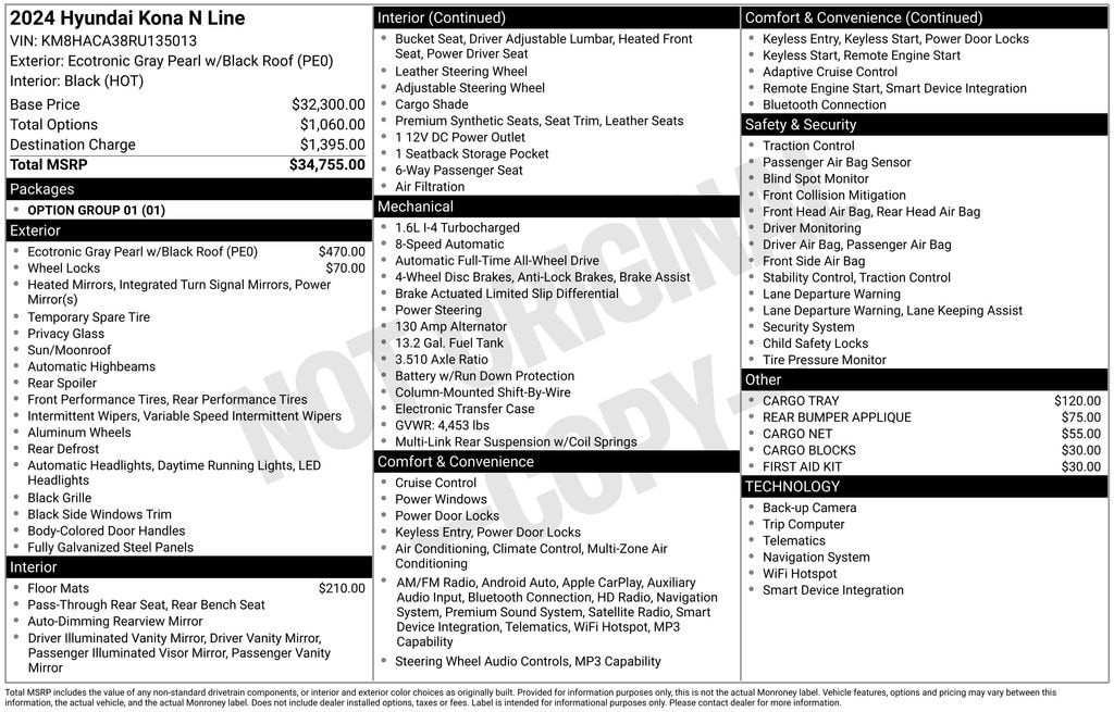 Certified 2024 Hyundai Kona N Line SUV