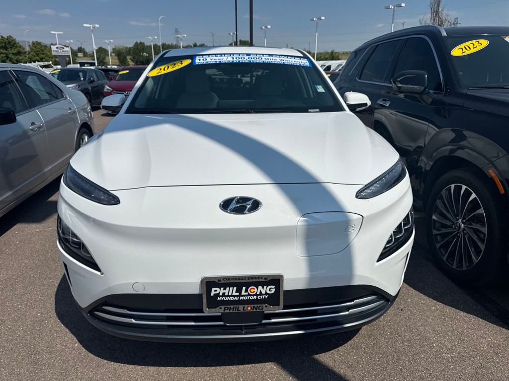 Certified 2023 Hyundai Kona EV Limited with VIN KM8K53AG5PU160445 for sale in Colorado Springs, CO