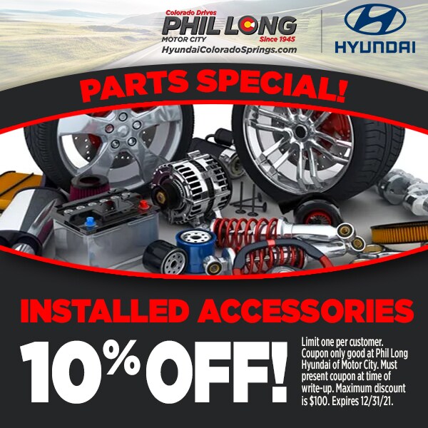 Vehicle Parts Specials Phil Long Hyundai of Motor City