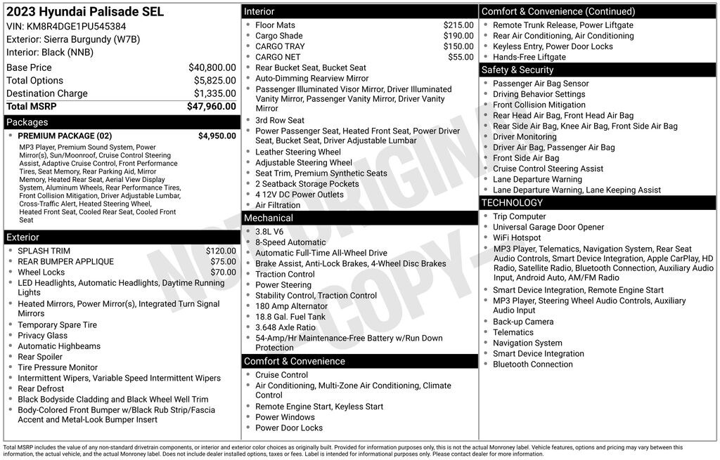 Certified 2023 Hyundai Palisade SEL SUV