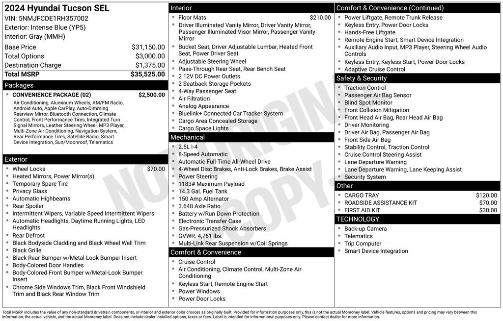 Used 2024 Hyundai Tucson SEL SUV