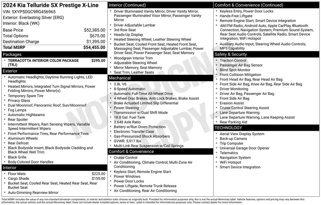 2024 Kia Telluride SX Prestige X-Line AWD's photo