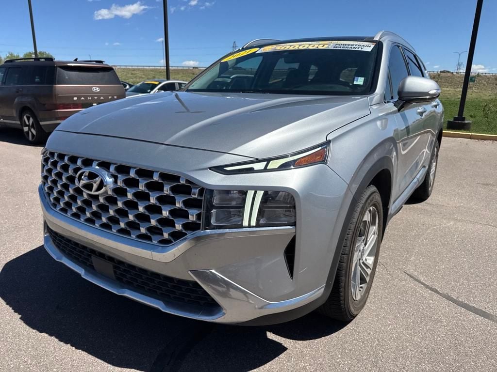 Certified 2021 Hyundai Santa Fe SEL with VIN 5NMS34AJ5MH329605 for sale in Colorado Springs, CO